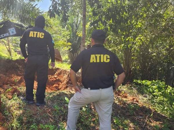 Las excavaciones se han realizado en la parte montañosa de la colonia El Búfalo de La Ceiba; sin embargo, de nuevo no hay resultados.