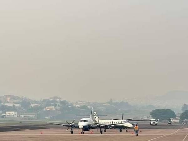 Los vuelos fueron suspendidos temporalmente. Los demás aeropuertos de Honduras operan con normalidad.