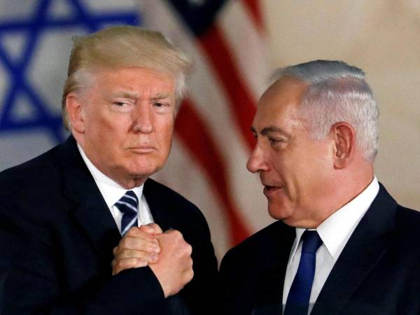 Trump y Netanyahu durante un encuentro oficial.