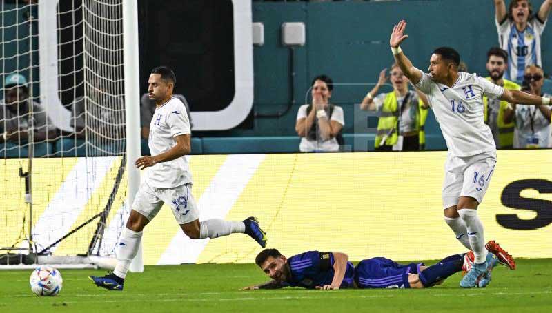 El puesto de Honduras en el rankig FIFA tras sus partidos ante Argentina y Guatemala