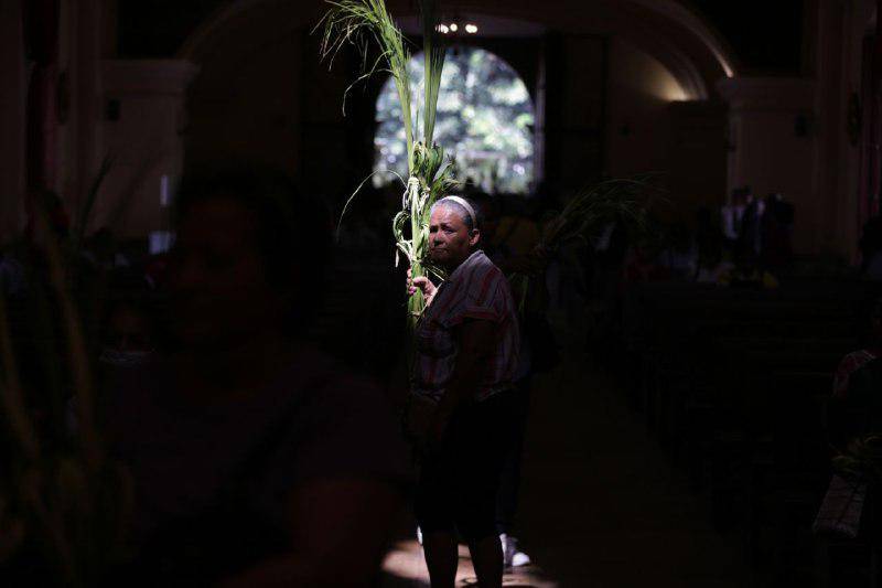 Católicos recibieron la bendición de Dios en el Domingo de Ramos