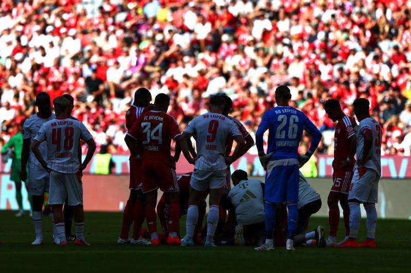 Musiala se volvió a desplomar en pleno partido y recibe la peor noticia