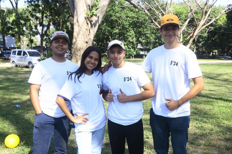 Daniel Santos, Cristelle Wilson, Isaac Del Cid y Eduardo Sabillón