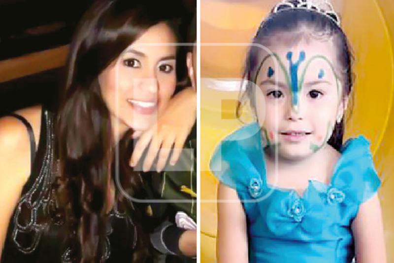 Luisa Paola Fernández y su hija Angeline Belén.