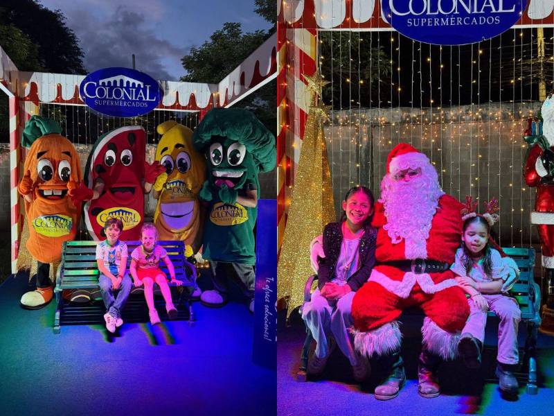 Supermercados Colonial se sumó a la magia del Christmas Village Market, una celebración que llenó de alegría y espíritu navideño la Colonia Juan Lindo.