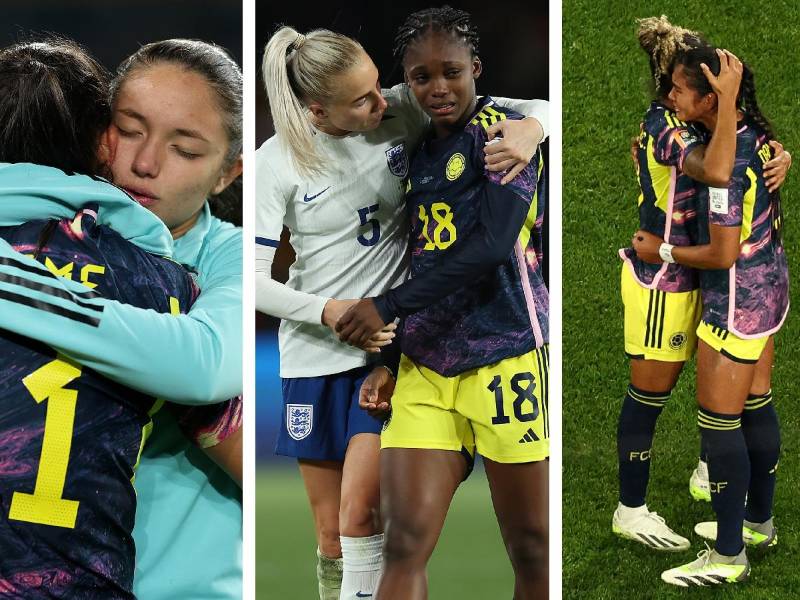 Colombia fue eliminada este sábado ante Inglaterra tras caer por 2-1. Estas son algunas de las postales que dejó la dura eliminación del conjunto cafetalero.