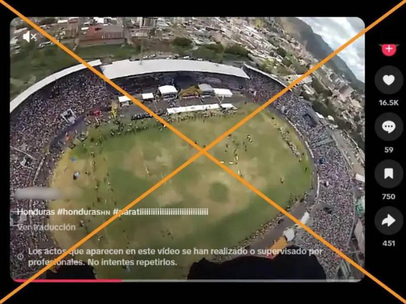 Captura de pantalla a una publicación de TikTok, hecha el 18 de septiembre de 2026.