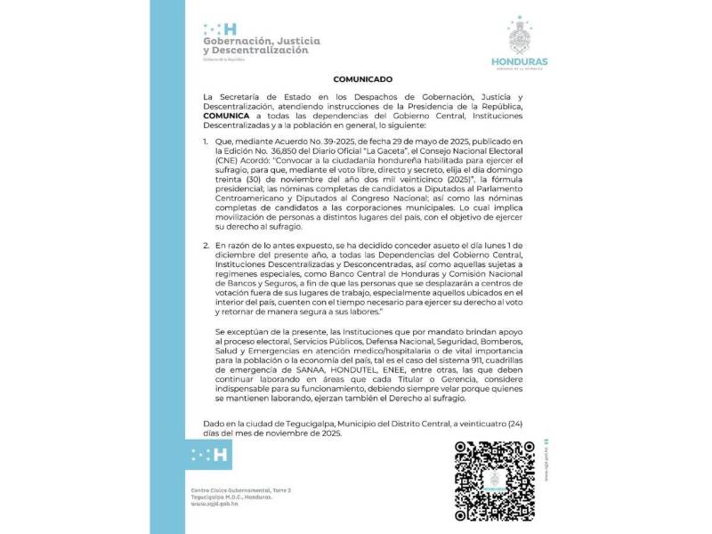 Documento oficial. El acuerdo responde al llamado oficial del Consejo Nacional Electoral (CNE).