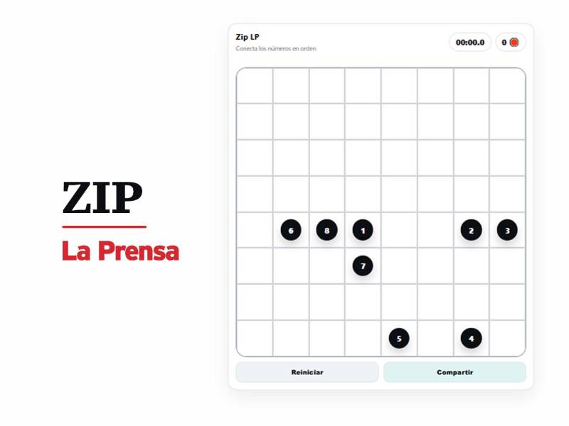Zip: Conecta los puntos y secuencia numérica