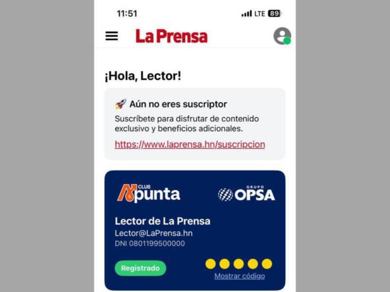 Muy pronto disfrutará de muchos beneficios al ser miembro del Club Apunta. Complete sus datos en su perfil.
