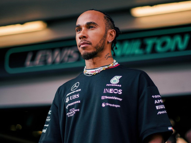 El ocho veces campeón del mundo de la Fórmula 1 Lewis Hamilton