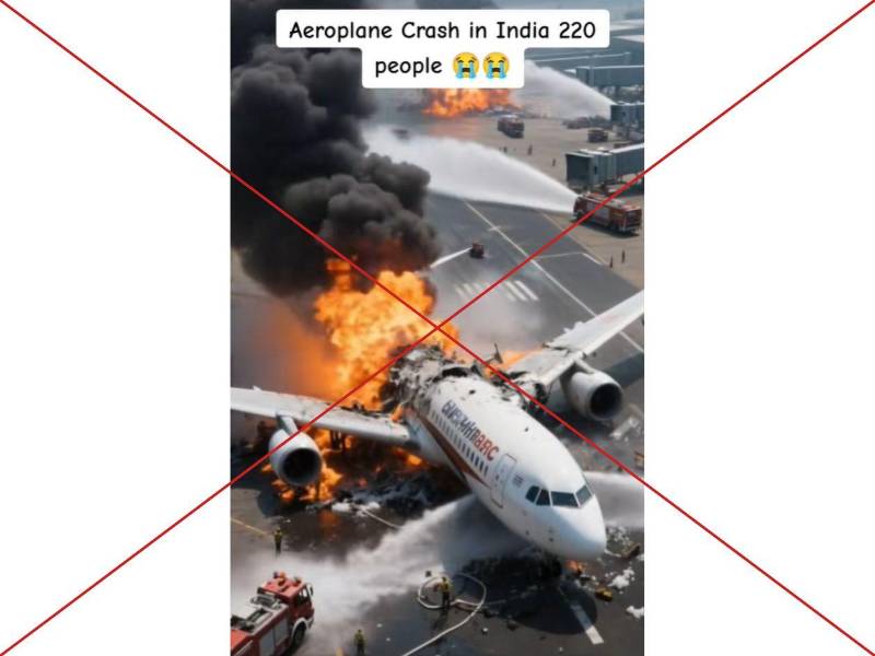 Captura de pantalla a una publicacion de TikTok hecha el 13 de junio de 2025.