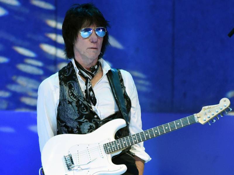 El guitarrista Jeff Beck.