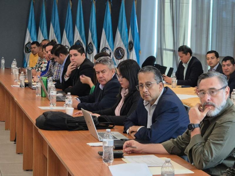 Representantes del sector privado analizan las propuestas presentadas por la comisión.