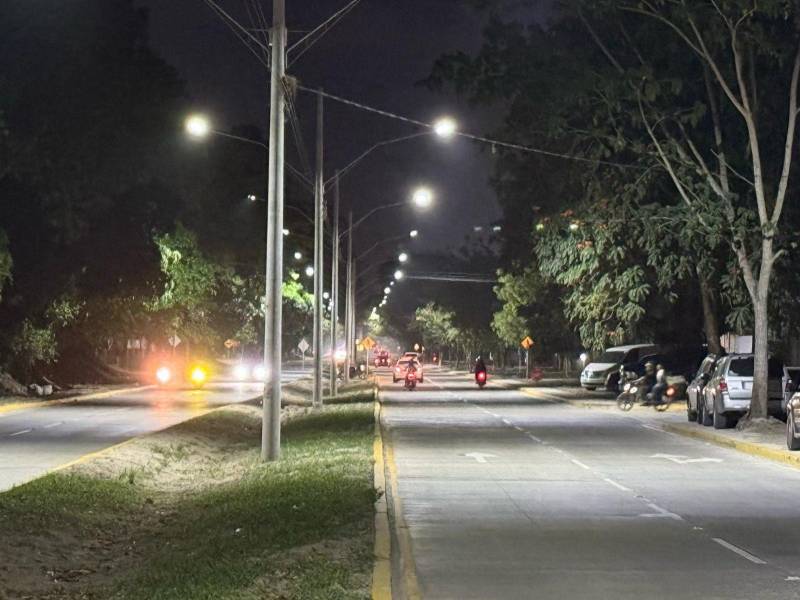 Así luce el nuevo bulevar de cuatro carriles que desde el bulevar del norte conduce a El Zapotal.