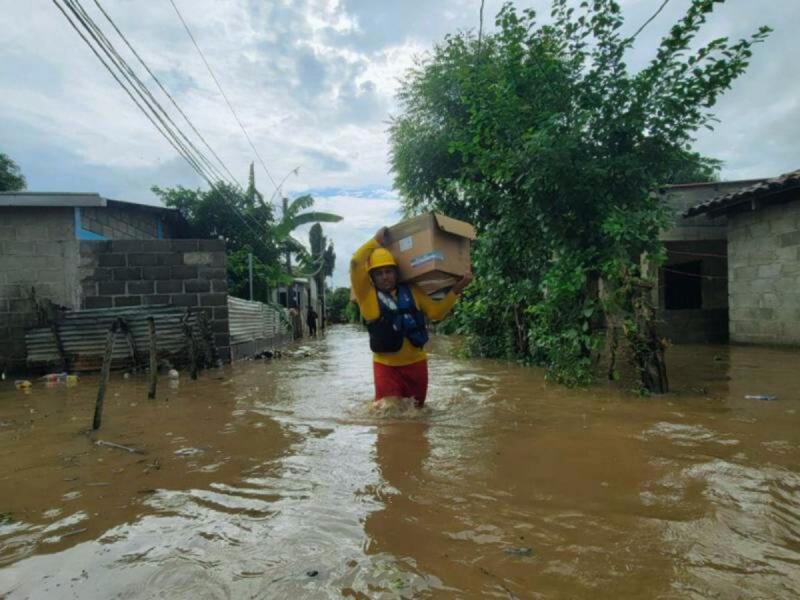 Más de 25,000 personas han resultado afectadas por lluvias, en especial las zonas sur y oriente.