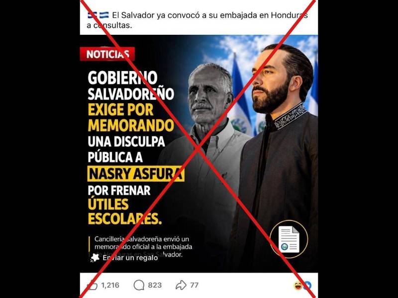 Captura de pantalla a una publicación de Facebook hecha el 21 de mayo de 2026.