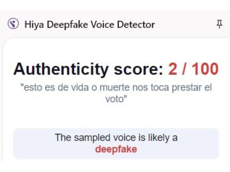 Video que muestra a Ricardo Maduro apoyando a Nasralla es un deepfake
