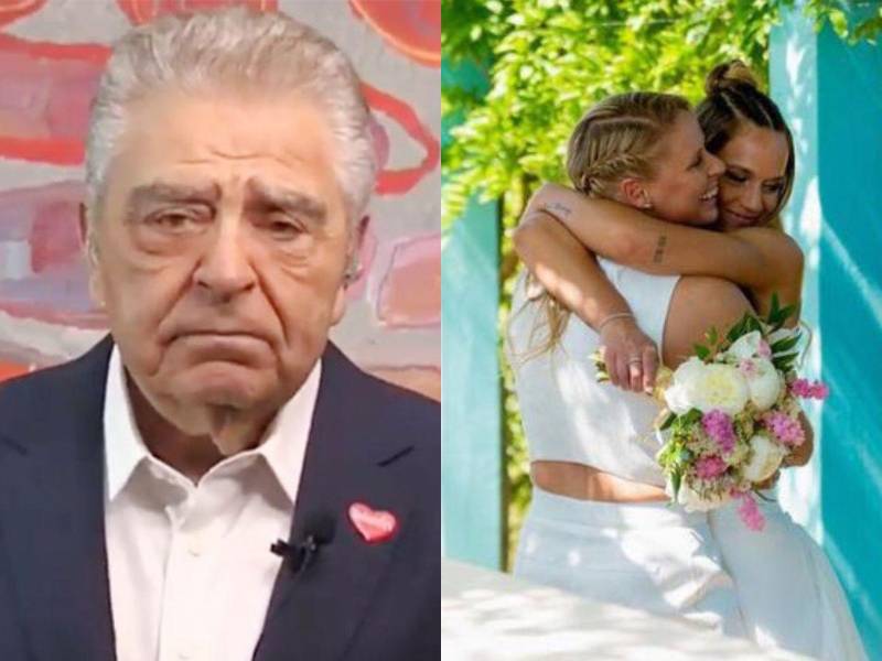 Nieta de Don Francisco se casa con su novia y así reaccionó el presentador