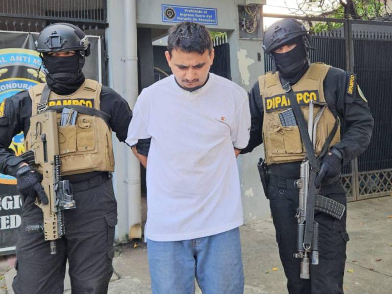 Dimpaco capturó a “El Alacrán en el sector de Chamelecón, San Pedro Sula.