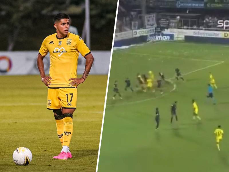 Luis Palma dio su primera asistencia en la Superliga de Grecia.