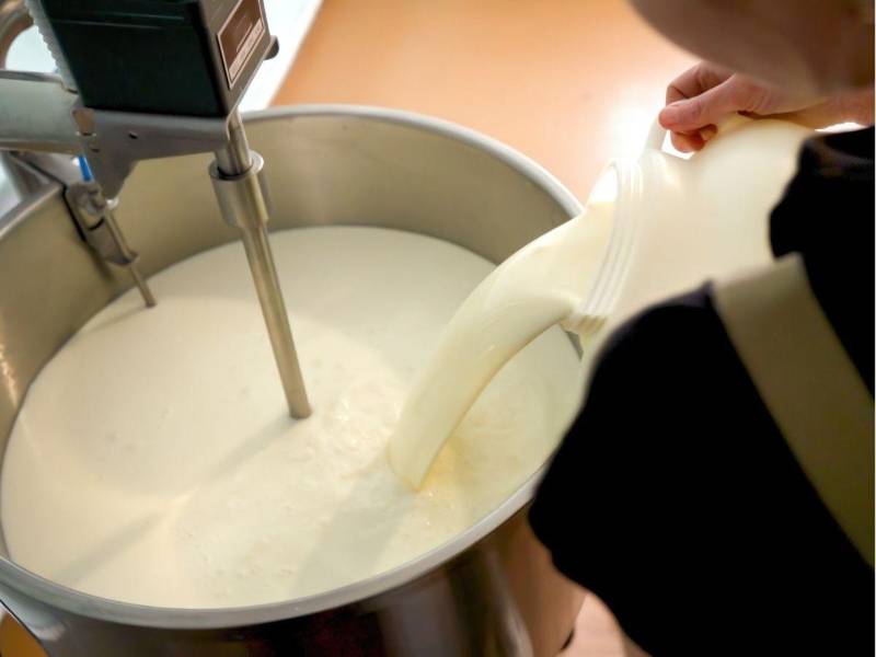La producción nacional promedia 1.5 millones de litros diarios de leche.