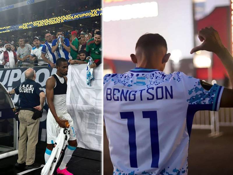 Jerry Bengtson tuvo este detallazo con el aficionado hondureño Carlos Ramírez al regalarle su camiseta.