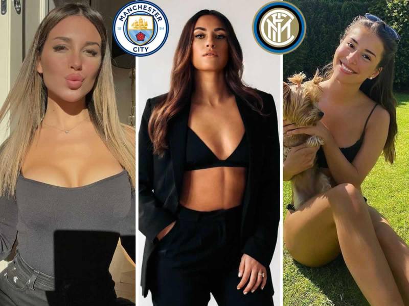 Manchester City e Inter de Milán disputarán la final de la Champions League 2022-23 en el estadio Olímpico Atatürk de Estambul, pero afuera de la cancha hay un enfrentamiento de bellezas. Ellas son las hermosas novias o esposas de los finalistas.