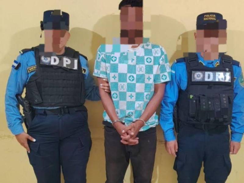 El detenido hirió a su hermano en el tórax. Fotografía de la Policía Nacional.