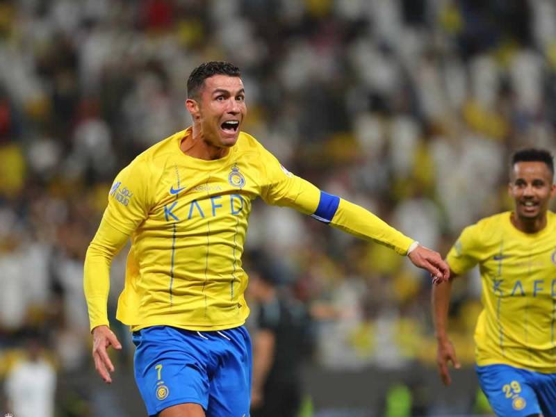Cristiano Ronaldo hizo un hat-trick para la victoria del Al Nassr contra el Al-Taee.