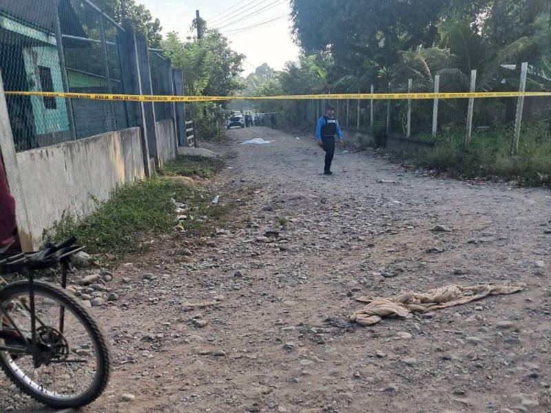 El hallazgo fue realizado por personas que transitaban por este sector.