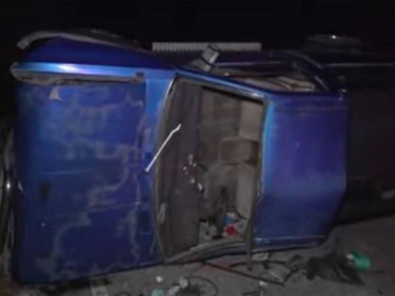 Vista de la escena del accidente en la cuesta de Moramulca en Tegucigalpa.