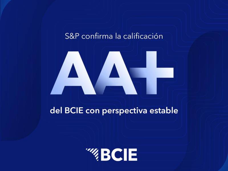 La agencia de calificación S&amp;P Global Ratings ratificó la nota crediticia de largo plazo del BCIE en “AA+” con perspectiva estable, respaldada por un perfil de riesgo financiero calificado como extremadamente fuerte.