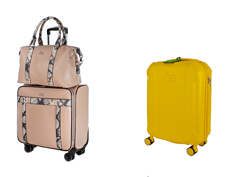 La firma Cloe también presenta bolsos y maletas de equipaje con forro antibacterial.