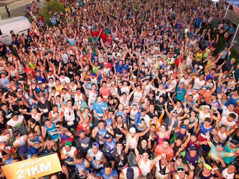 Las mejores imágenes del inicio de la histórica 50 edición de la Maratón LA PRENSA- Gatorade que comenzó este domingo desde las 5 de la mañana en San Pedro Sula, Honduras.