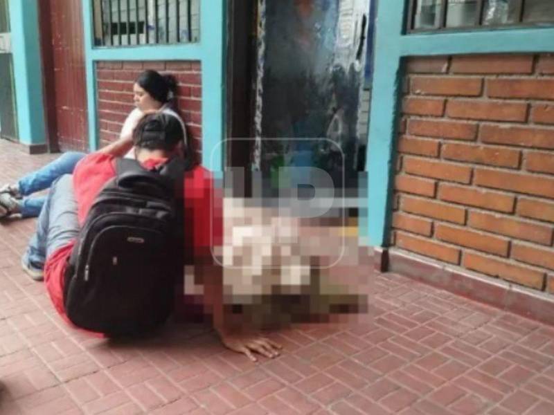 El hecho ocurrió en el Centro Básico José Trinidad Cabañas, del barrio Guanacaste, en Tegucigalpa