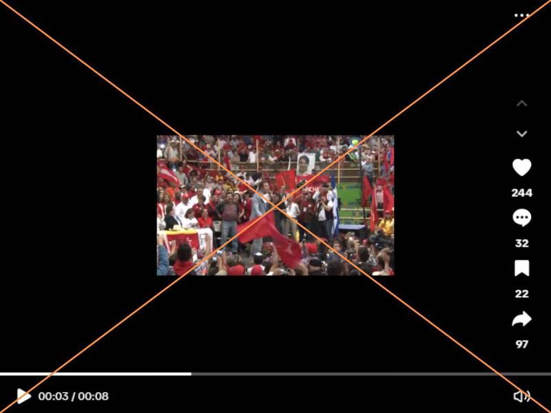 Captura de pantalla a una publicacion de TikTok hecha el 3 de julio de 2025.