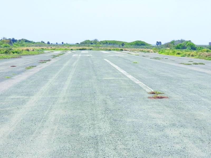 <b>La pista del aeropuerto de Utila está en deplorables condiciones.</b>