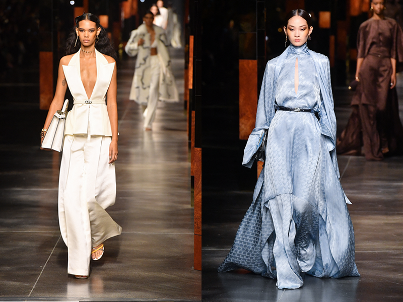 Con la elegancia disco de Fendi arranca la Semana de la Moda de Milán