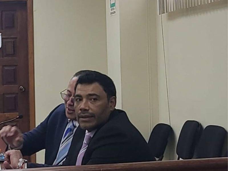 Ramón Matta Waldurraga durante el juicio oral y público.