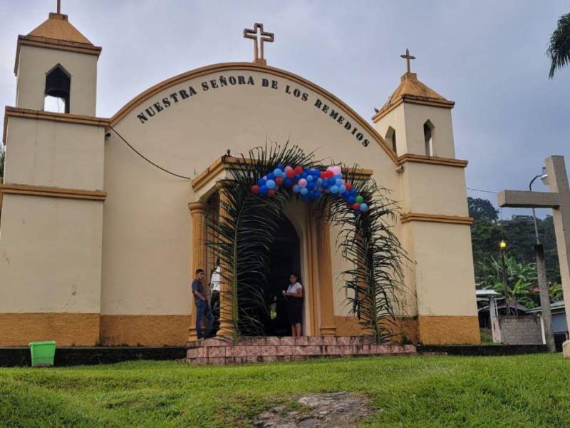 La iglesia ubicada en la aldea de Tomalá, conocida como la capital del Merendón, ahí será la sede de la parroquia.