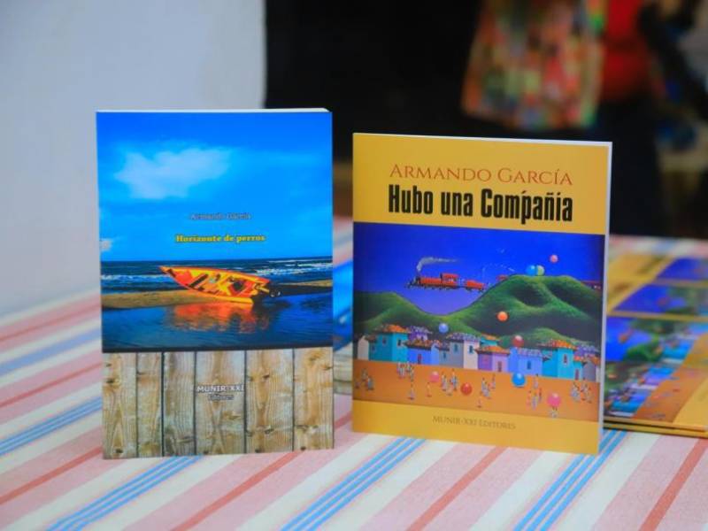 Portadas de los libros: Horizontes de perro y Hubo una Compañía de Armando García.