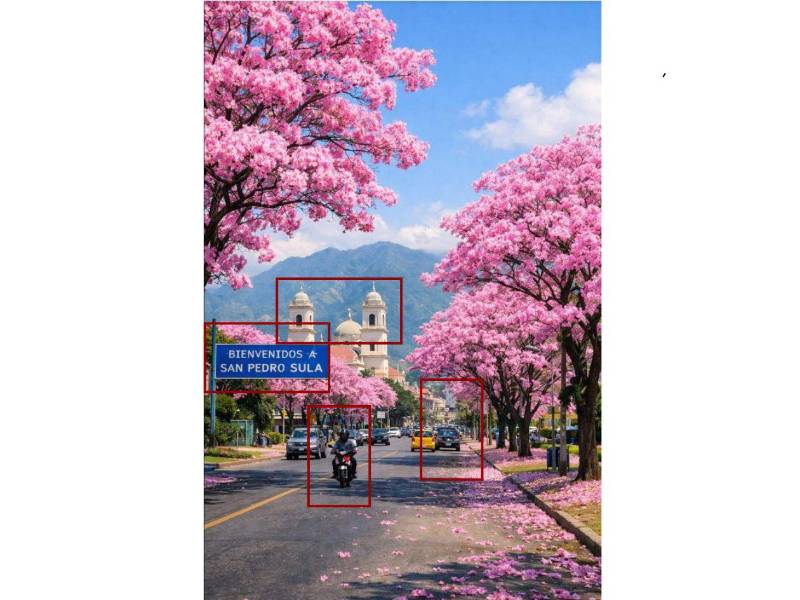 Captura de pantalla a las inconsistencias de un análisis visual hecha por EH Verifica.