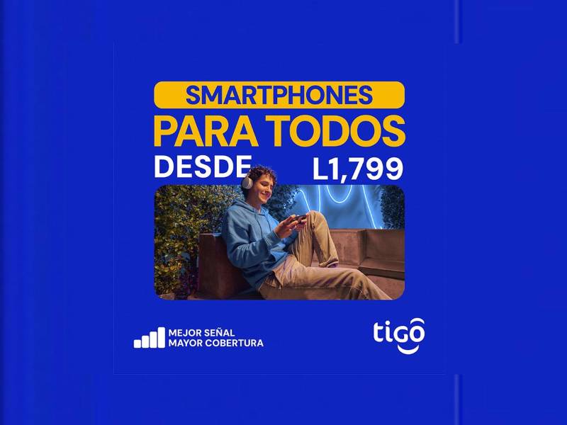 Gracias a la nueva campaña “Smartphones para Todos”, Tigo pone a disposición de los hondureños smartphones 4G LTE desde L 1,799.