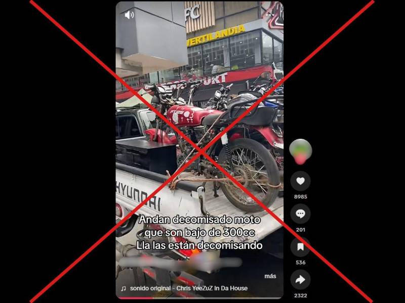 Captura de pantalla a una publicación de TikTok hecha el 10 de agosto de 2026.