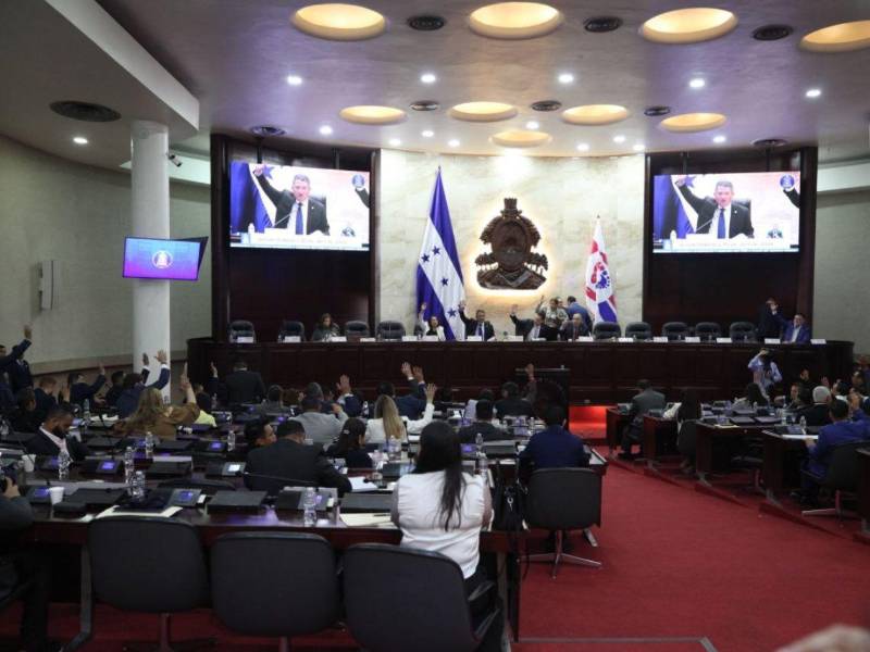 Fotografía de archivo de una sesión ordinaria en el Congreso Nacional.