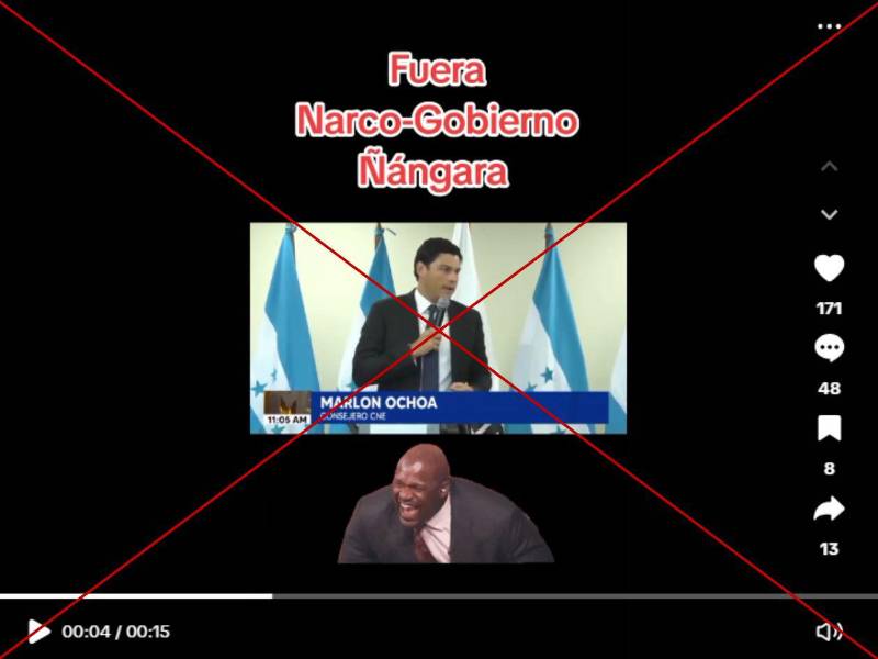 Captura de pantalla a una publicacion de TikTok hecha el 10 de julio de 2025.