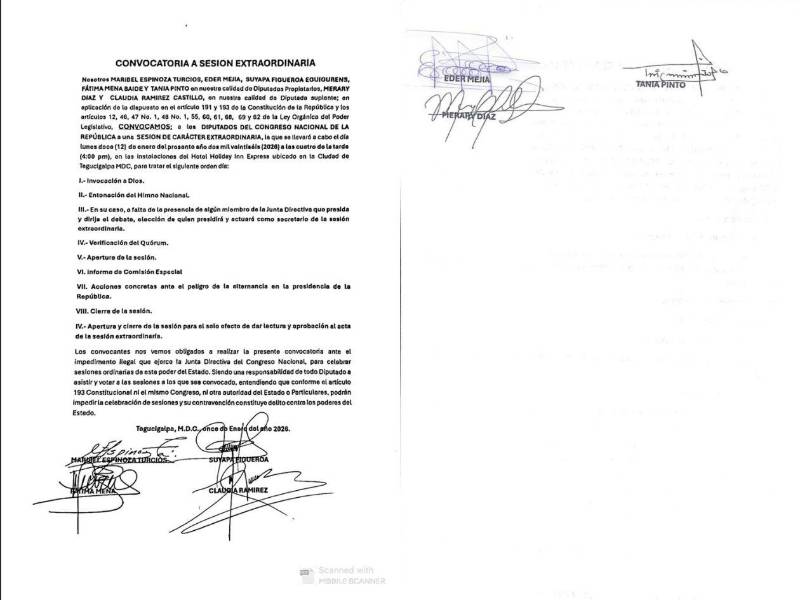 Oposición convoca a sesión extraordinaria por riesgo a la alternancia presidencial