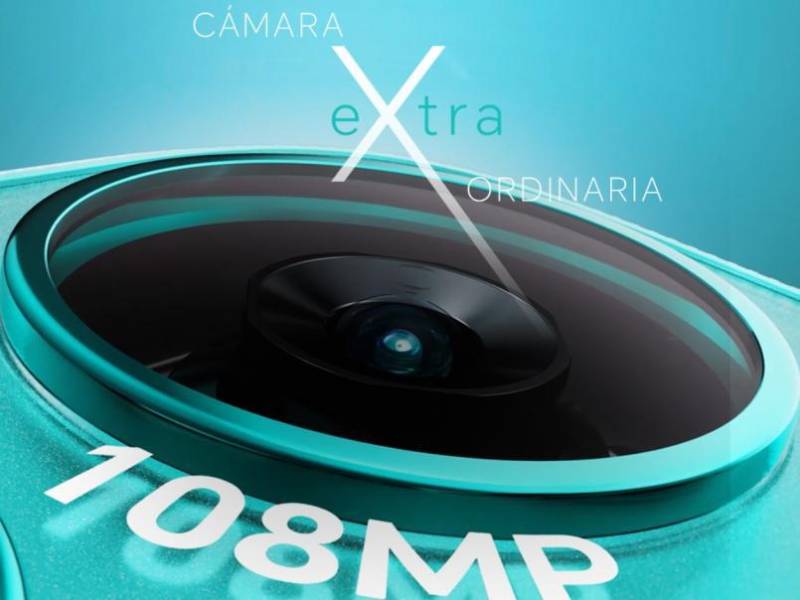 Tiene un lente gran angular y de profundidad de 5 MP, y una cámara frontal de 50 Megapixeles.
