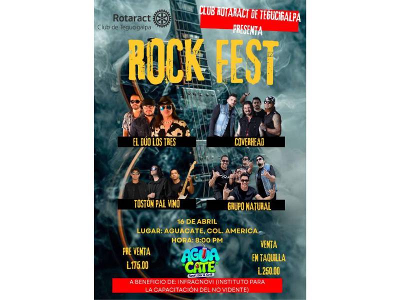 El rock hondureño se une en concierto benéfico por los no videntes